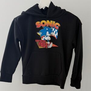 Old Navy Black Sonic 'Gotta Go Fast' Kids Hoodie